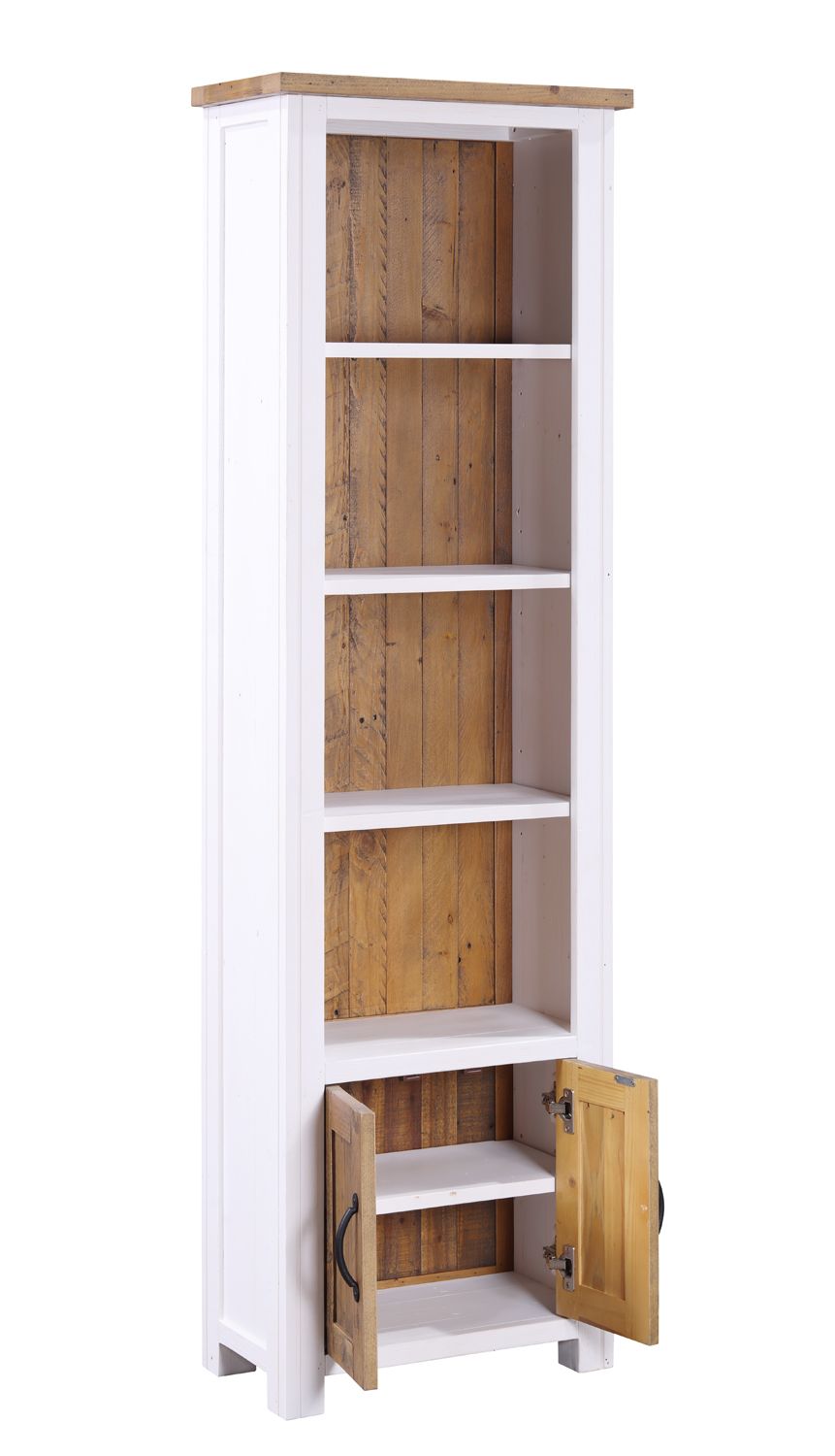 Splash of White Narrow Bookcase