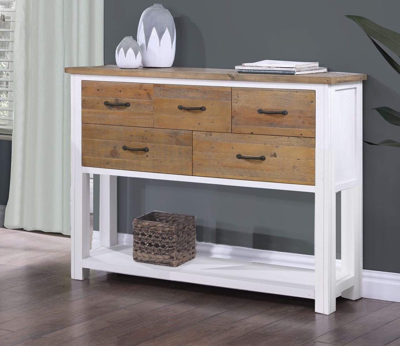 Splash of White Sideboard Console Table