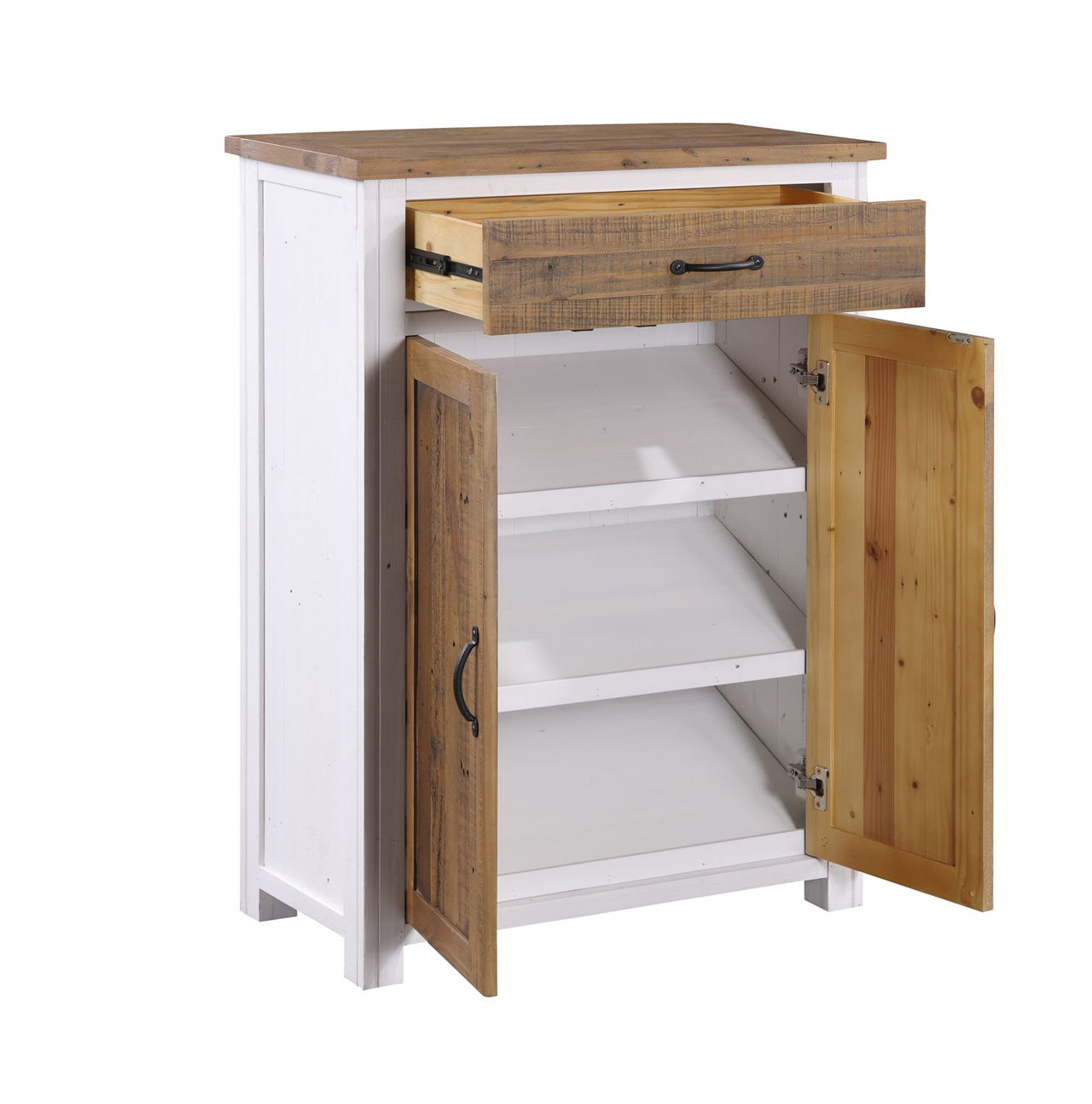 Splash of White Shoe Storage Cupboard With Drawer