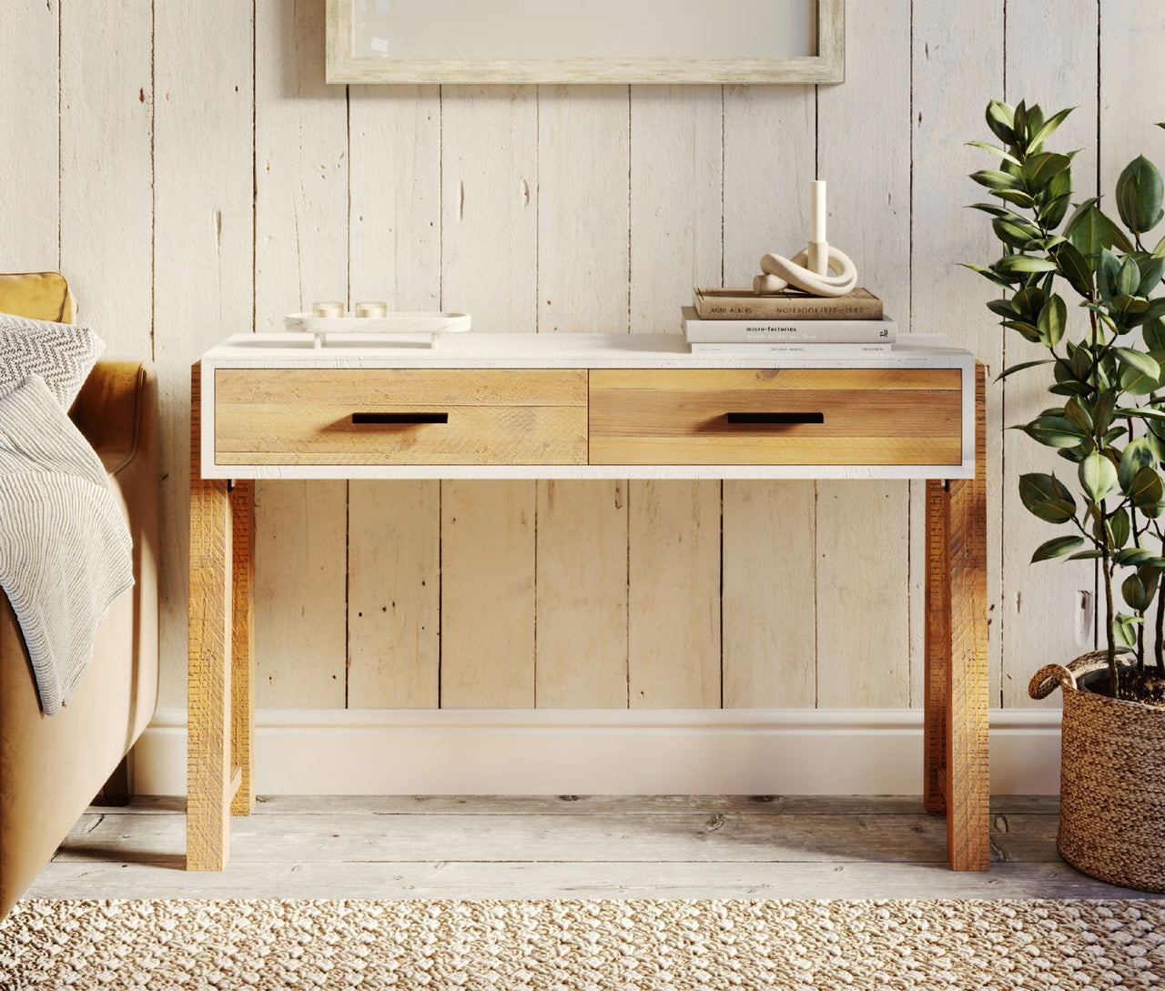 Trinity Reclaimed Console Table Open